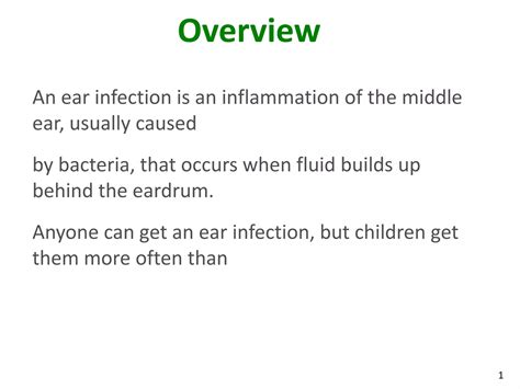 Ear Infections | PPT