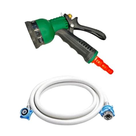 8 In 1 Heavy Duty Garden Hose Nozzle Water Spray Gun Washing Machine