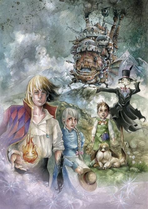 Howl´s Moving Castle / El Castillo Ambulante (Fanart Studio Ghibli) | Ghibli artwork, Fan art, Art