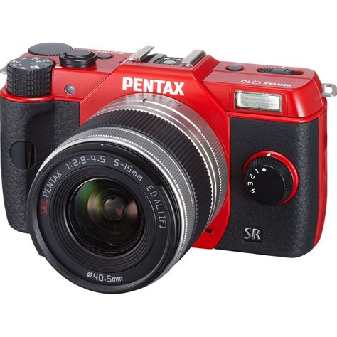 Pentax Q Compact Mirrorless Camera With Mm Lens Red