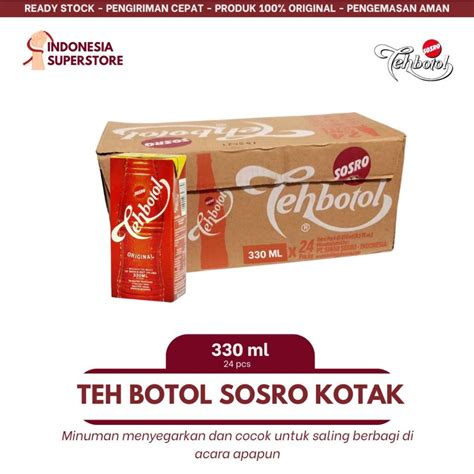 Jual Teh Botol Sosro Kotak Ml Shopee Indonesia