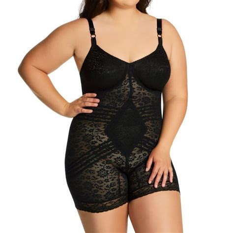 Rago Womens Plus Size Extra Firm Shaping Body Briefer Body Shaper