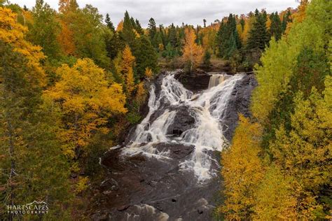 Eagle River Falls In Eagle River During Fall River Falls Eagle River