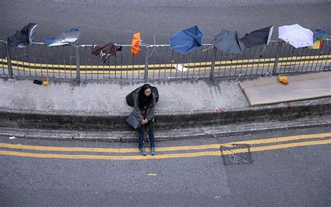 Hong Kong Authorities Clear Final Protest Site In Pictures