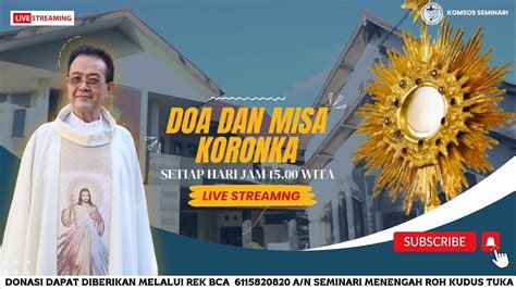 LIVE DEVOSI MISA KORONKA HARI BIASA PEKAN PASKAH IV P SELASA 23