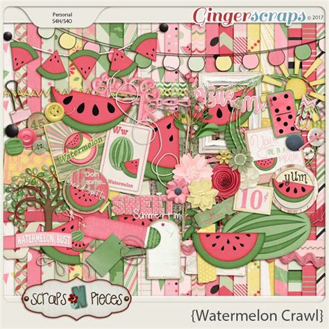 Watermelon Season Marks The Beginning Of Summertime Scrap All That Summery Goodness With