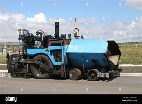 Asphalt Paving Machine Stock Photo - Alamy