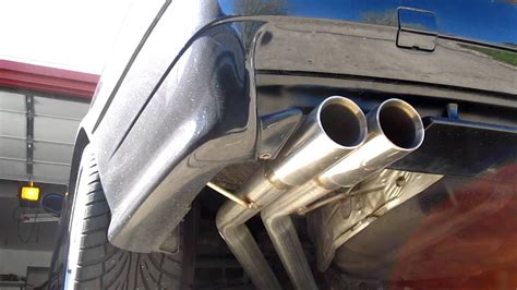 BMW E36 1 6 Straight Pipe M43B16 Loud Exhaust Przelot YouTube