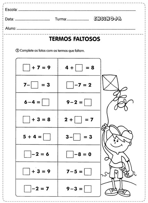 Atividades De Matematica Problemas De Adi O E Subtra O B