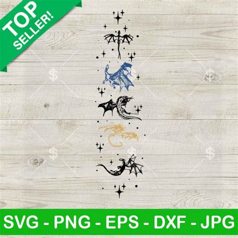 Fourth Wing Dragon SVG Basgiath War College SVG Fourth Wing Dragon