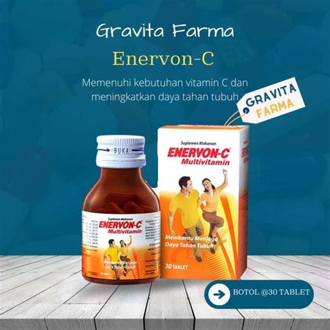 Jual Enervon C Botol Isi Tablet Di Seller Apotek Gravita Farma