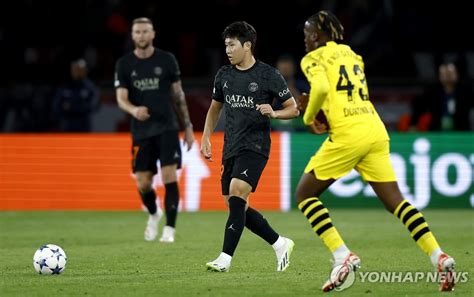 이강인 교체 출전 Psg Ucl 첫 경기 2 0 승이젠 항저우로 연합뉴스