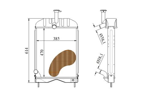 Mf Massey Ferguson Radiator Clancy Radiators