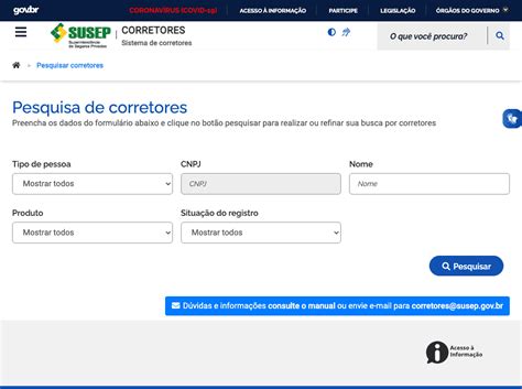 API De Consulta SUSEP Corretores Infosimples