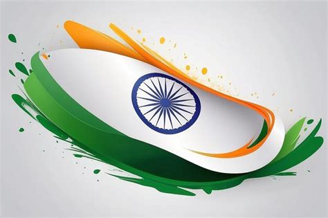 India Flag Background Design For Independence Day And Other Celebration