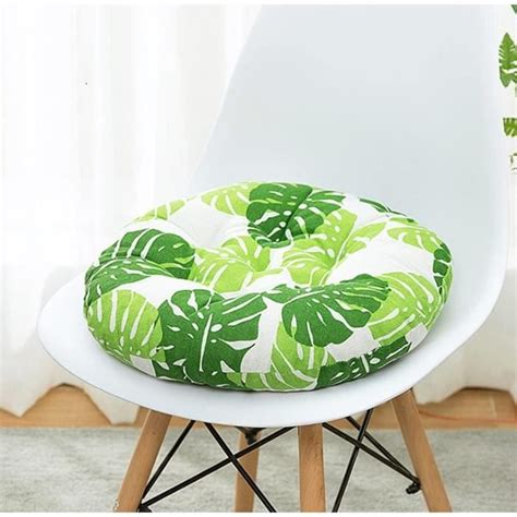 Coussins de chaise rembourrés pour jardin et maison Lot de 2 Vert