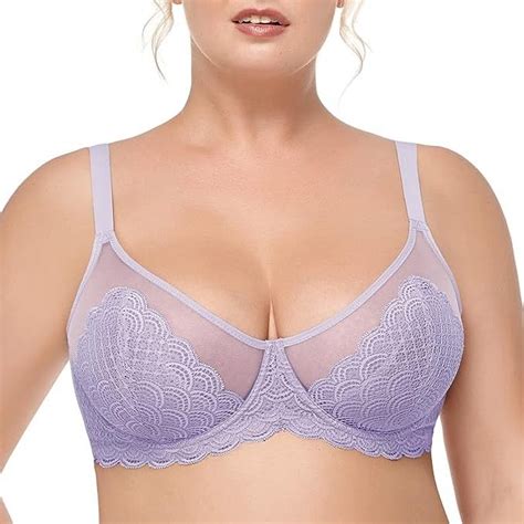 Hsia Minimizer Bra For Women Plus Size Lace Bra Womans Full Coverage Bras Unlined Underwire