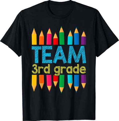 School Spirit 3rd Grade Team Shirt For Educators And Pupils Walmart