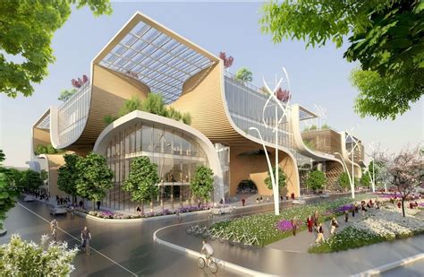 Gallery Of Vincent Callebaut Proposes Wooden Orchids” Green Shopping