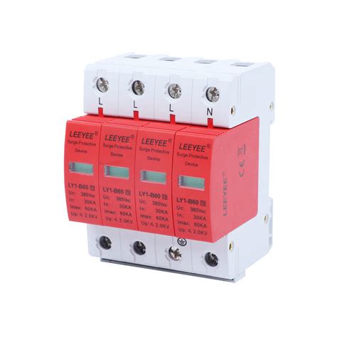 T2 Class II SPD 3phase 3p 60ka Surge Protection Device For AC Power