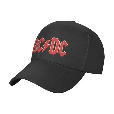 Gorra De B Isbol Divertida Ac Dc Para Hombre Gorro Ajustable De Poli