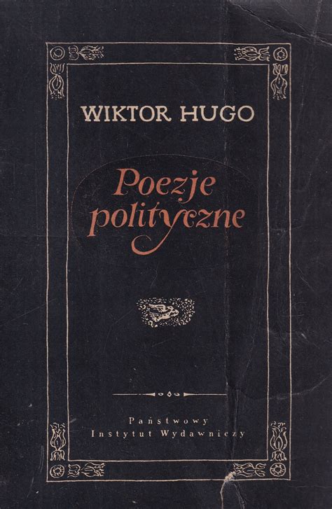 Hugo Poezje Polityczne Niska Cena Na Allegro Pl