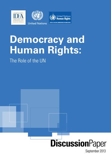 Democracy And Human Rights The Role Of The United Nations