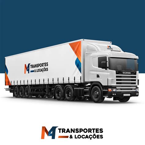 M Transportes Identidade Visual Behance