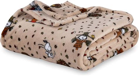 Amazon Berkshire Blanket Peanuts VelvetLoft Cute Character