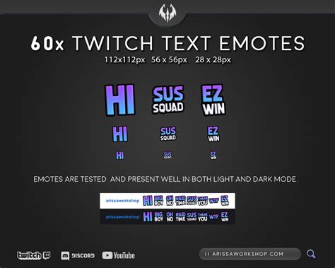 Twitch Emotes Arissa Workshop 2 by ArissaVision on DeviantArt