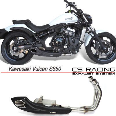 2015 24 Kawasaki Vulcan S 650 CS Racing Full Exhaust Muffler Headers DB