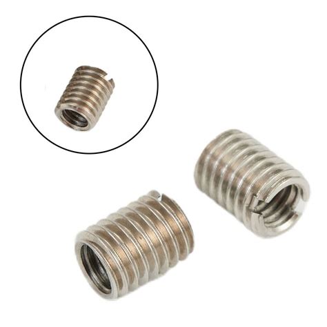 10x Stainless Thread Adapters M8 8mm Male To M6 6mm Female Threaded Reducers Ebay