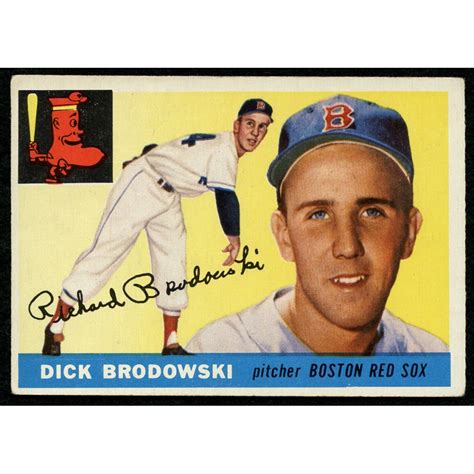 1955 Topps 171 Dick Brodowski Pristine Auction