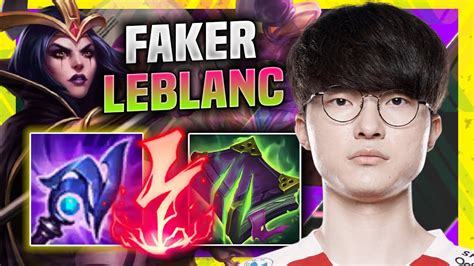 Faker Brings Back His Iconic Leblanc T1 Faker Plays Leblanc Mid Vs