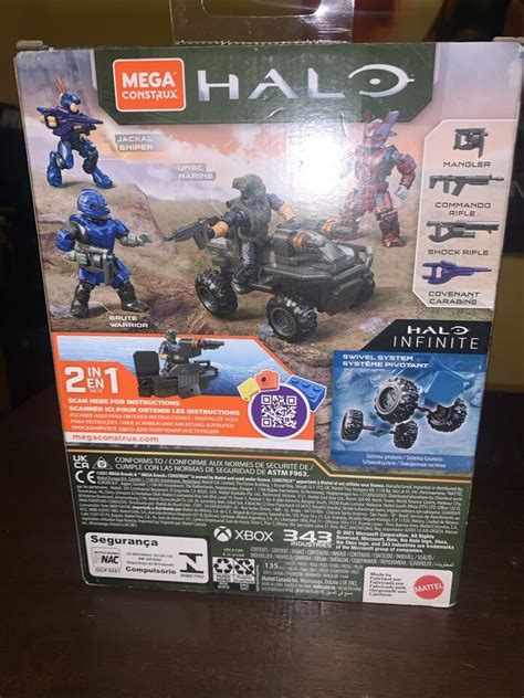 Mega Construx Halo Infinite Gungoose Gambit Set Hdp Brute Jackal Unsc