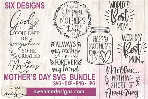 Mothers Day Svg Bundle 541829 Cut Files Design Bundles