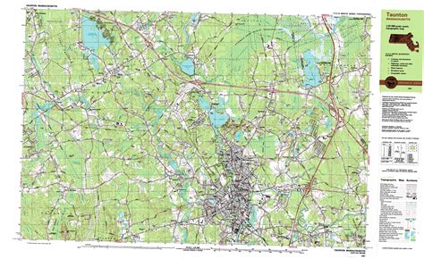 Taunton Map And Taunton Satellite Image Mapcove