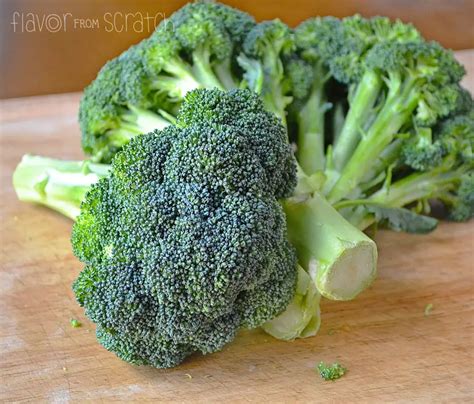 Broccoli Stalks And Big Baby News Flavor From Scratch