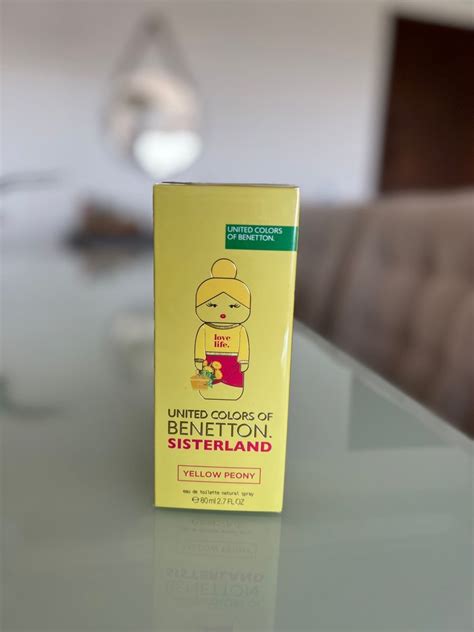 United Colors Of Benetton Sisterland Yellow Peony Perfume Feminino