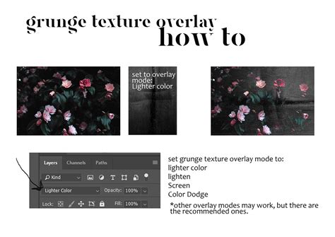 Grunge overlays for photoshop on Behance