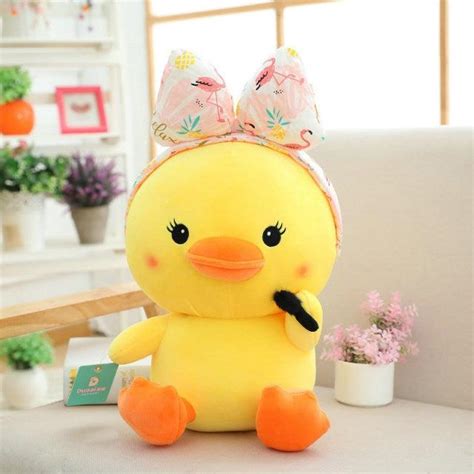 Makeup Cute Yellow Duck Plushies Plushie Depot