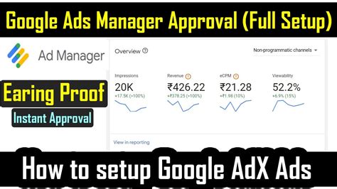 Google Ad Manager Adx Ad Setup Hindi Adx Ads Setup How To Setup