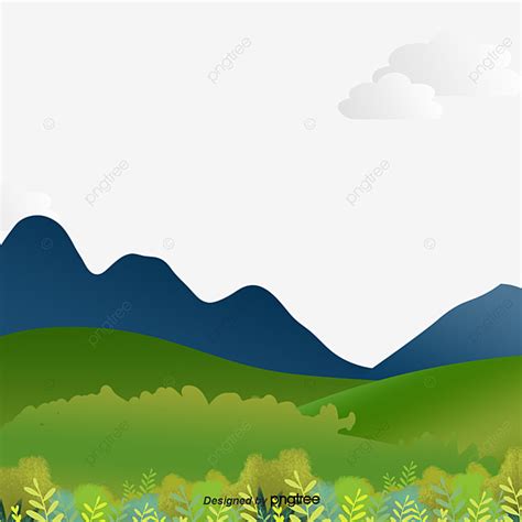 Cartoon Field Background, Cartoon, Field PNG Transparent Clipart Image ...