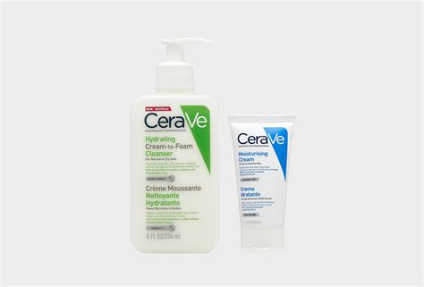 CeraVe Набор: Крем-пенка для умывания + Крем увлажняющий Cream to Foam ...