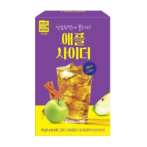 녹차원 애플사이더 10t170g 홈플러스