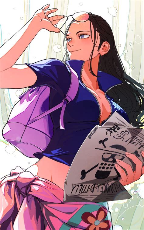 Nico Robin by @mygiorni | Robin drawing, Gold roger, Tony chopper