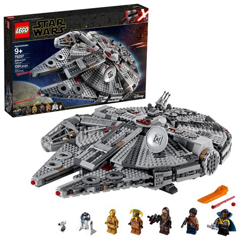 Lego Star Wars Millennium Falcon 75257 Starship Construction Set With Finn Chewbacca Lando