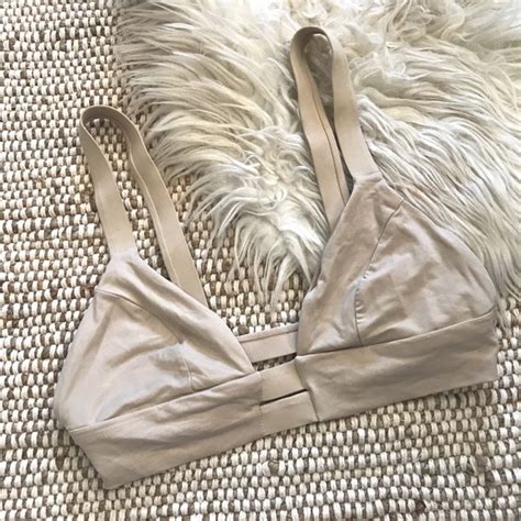 Vitamin A Swim Vitamin A Swim Neutra Bralette Strappy Nude Bikini