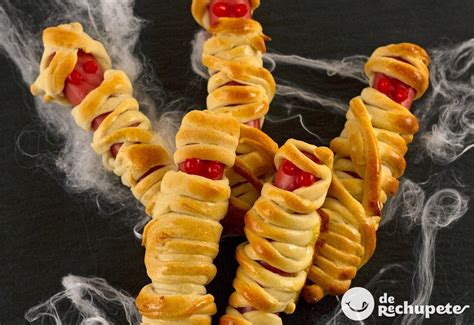 Momias De Salchicha Receta Halloween