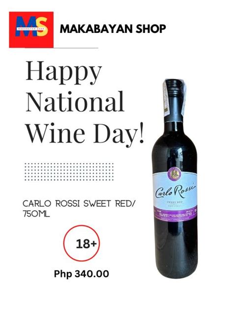 Carlo Rossi Sweet Red Lazada Ph